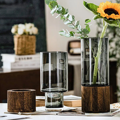 Transparent Wood Fusion Vase