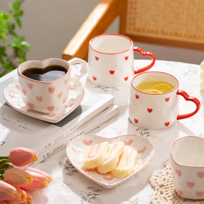 Heartfelt Ceramic Mug Set