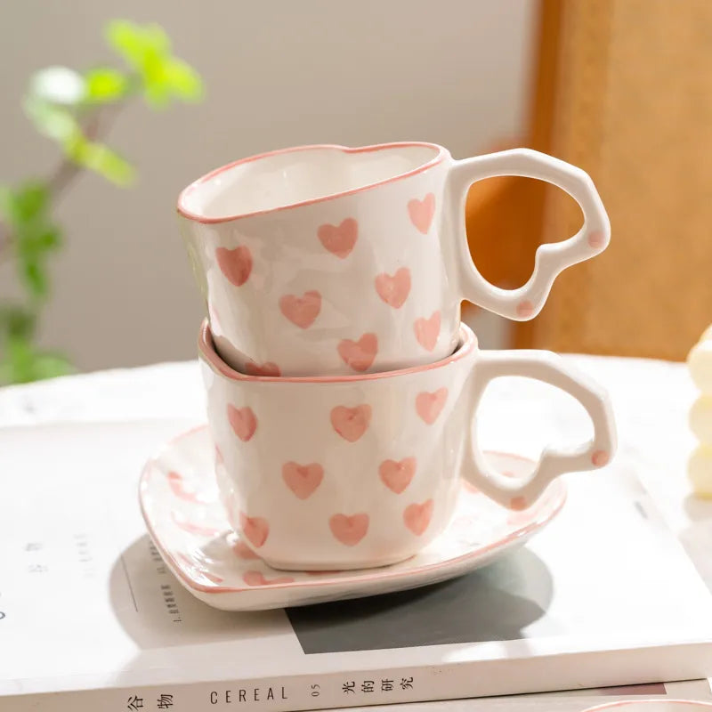 Heartfelt Ceramic Mug Set